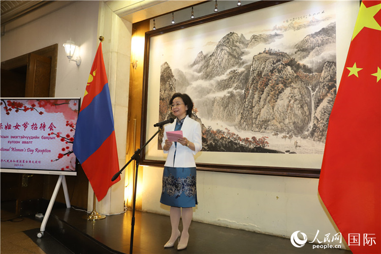 沈大使致辭。人民網(wǎng)記者 霍文攝