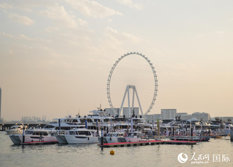 游艇展一景。人民網(wǎng) 塔里克·易卜拉欣攝